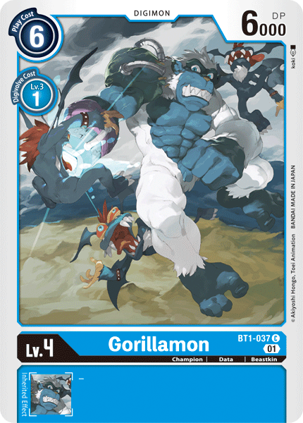 Gorillamon [BT1-037] (Alternative Art) [Starter Deck: Ulforce Veedramon]