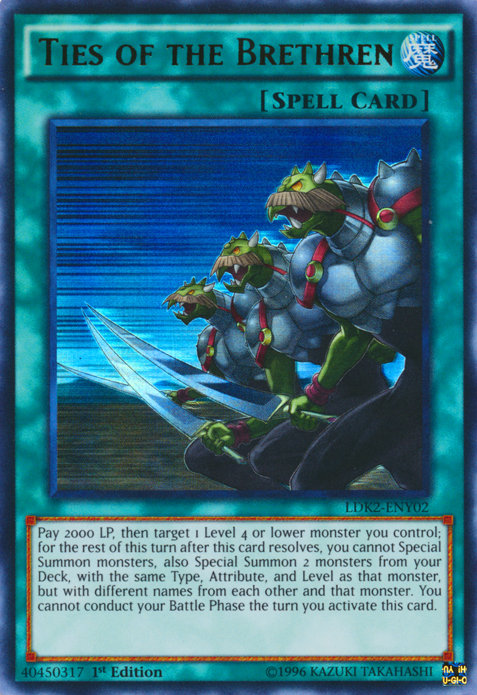 Ties of the Brethren [LDK2-ENY02] Ultra Rare 
