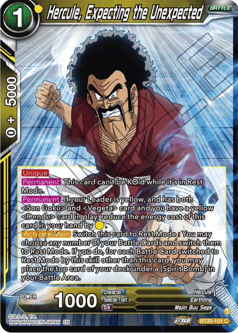 Hercules, Expecting the Unexpected (BT20-101) [Power Absorbed] 