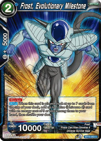Frost, Evolutionary Milestone (BT15-053) [Saiyan Showdown] 