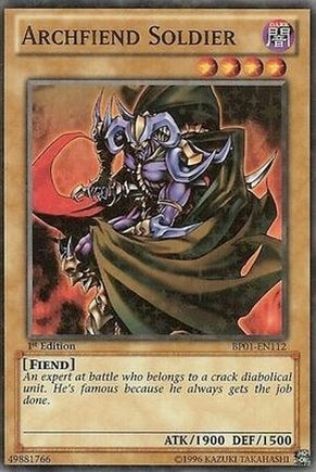 Archfiend Soldier [BP01-EN112] Starfoil Rare 