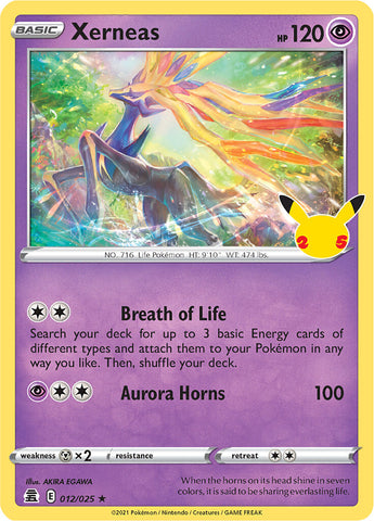 Xerneas (012/025) [Celebrations: 25th Anniversary] 