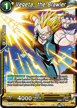 Vegeta, the Brawler (BT14-101) [Cross Spirits] 
