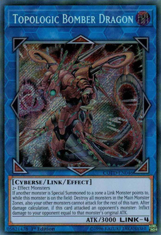 Topologic Bomber Dragon [COTD-EN046] Secret Rare 
