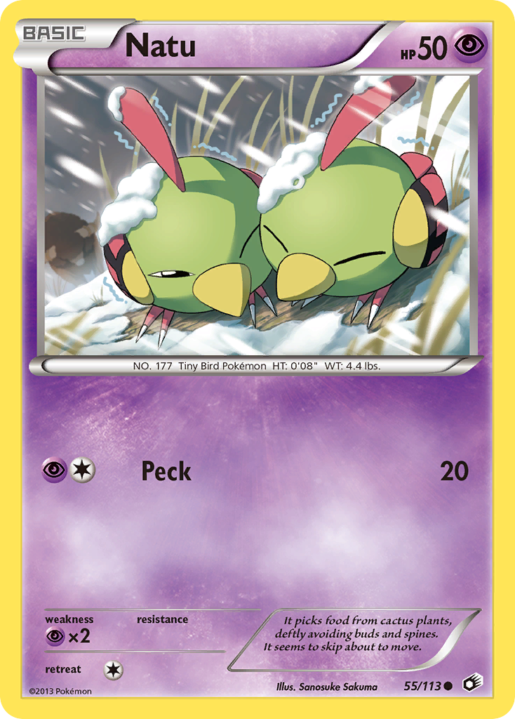 Natu (55/113) [Black &amp; White: Legendary Treasures] 