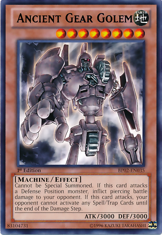 Ancient Gear Golem [BP02-EN035] Rare 