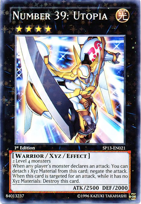 Number 39: Utopia [SP13-EN021] Starfoil Rare 