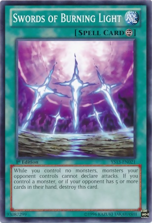 Swords of Burning Light [YS13-EN021] Common 