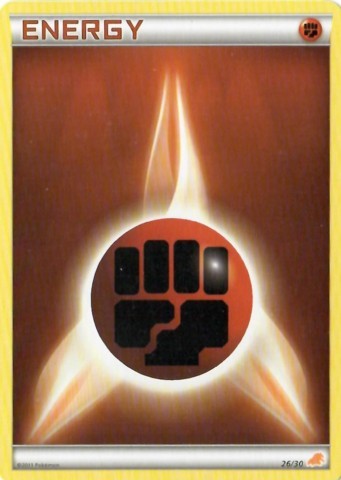 Fighting Energy (26/30) [Black &amp; White: Trainer Kit - Excadrill] 