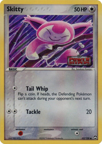 Skitty (62/108) (Stamped) [EX: Power Keepers] 