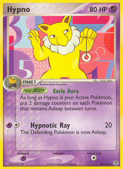 Hypno (25/112) [EX: FireRed &amp; LeafGreen] 