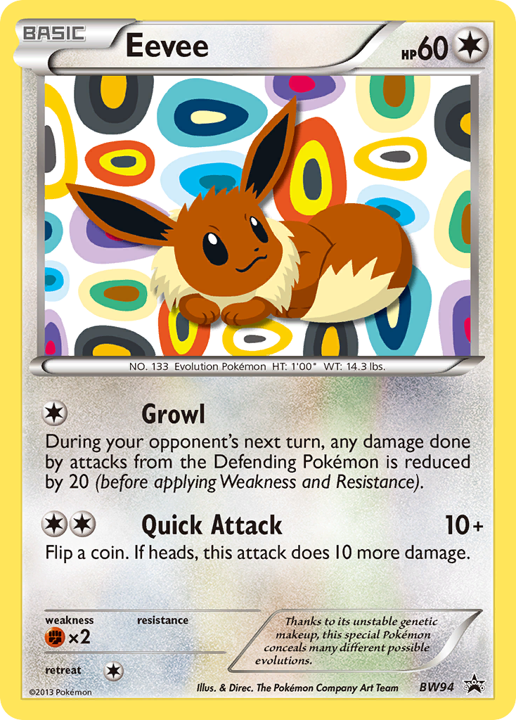 Eevee (BW94) [Black &amp; White: Black Star Promos] 