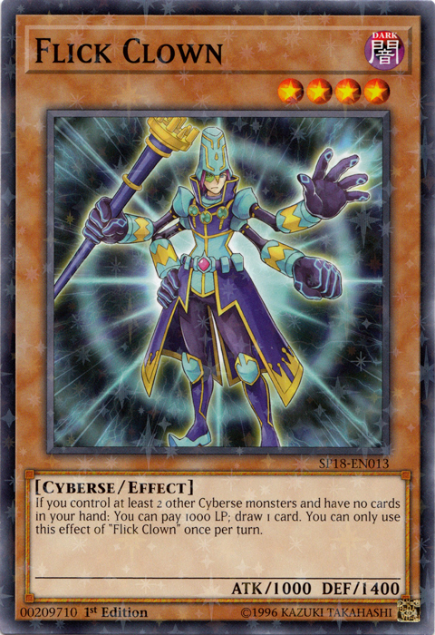 Flick Clown [SP18-EN013] Starfoil Rare 