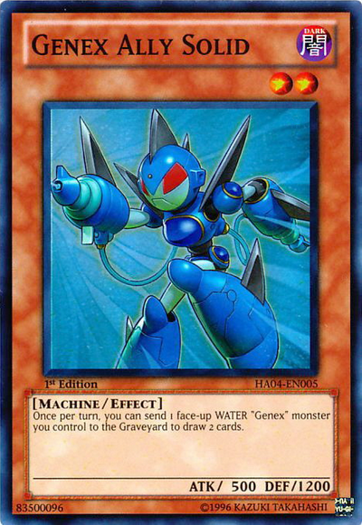 Genex Ally Solid [HA04-EN005] Super Rare 