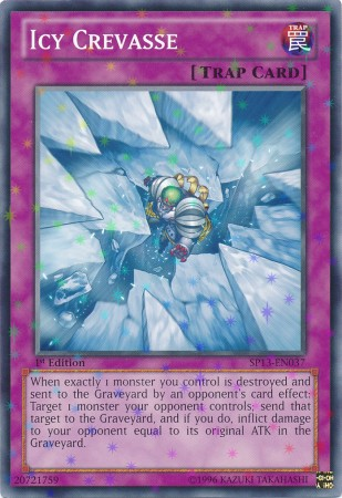 Icy Crevasse [SP13-EN037] Starfoil Rare 