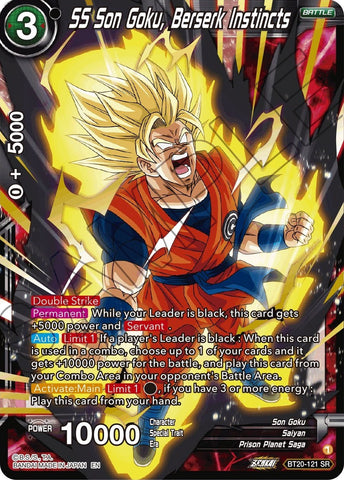 SS Son Goku, Berserk Instincts (BT20-121) [Power Absorbed] 