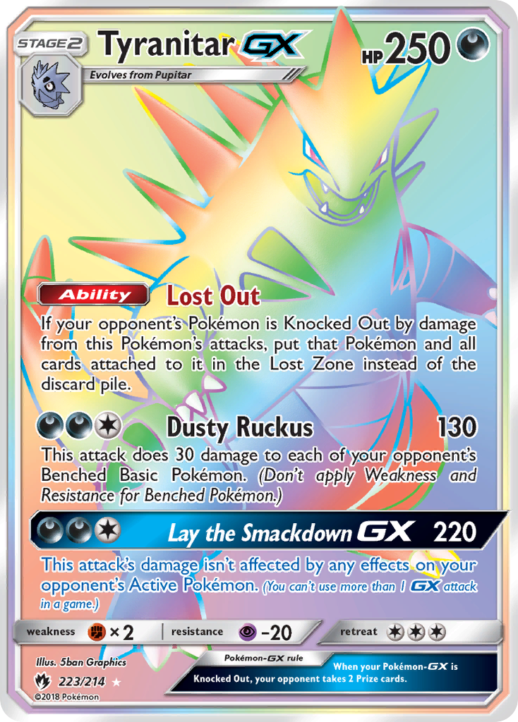 Tyranitar GX (223/214) [Sun &amp; Moon: Lost Thunder] 