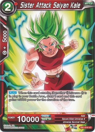 Sister Attack Saiyan Kale (TB1-016) [The Tournament of Power] 