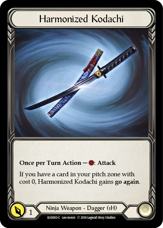 Harmonized Kodachi [KSU003-C] (Katsu Hero Deck) 1st Edition Normal 