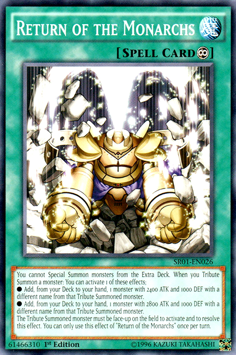 Return of the Monarchs [SR01-EN026] Common 