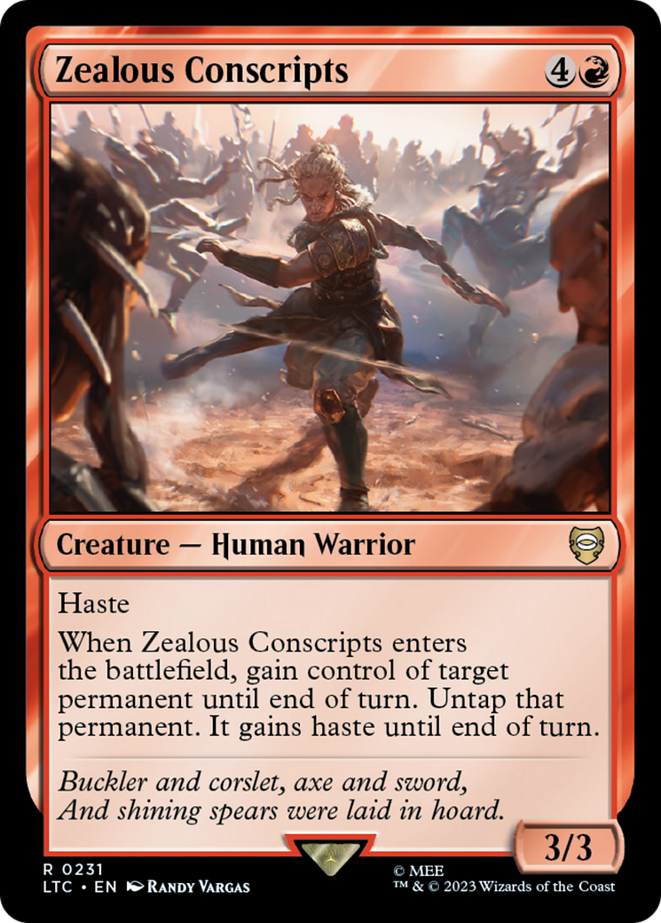 Zealous Conscripts [The Lord of the Rings: Tales of Middle-Earth Commander] 