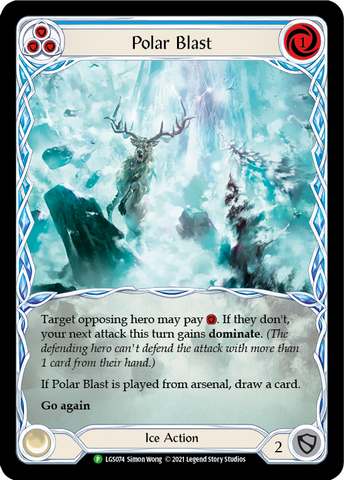Polar Blast (Blue) [LGS074] (Promo) Rainbow Foil 