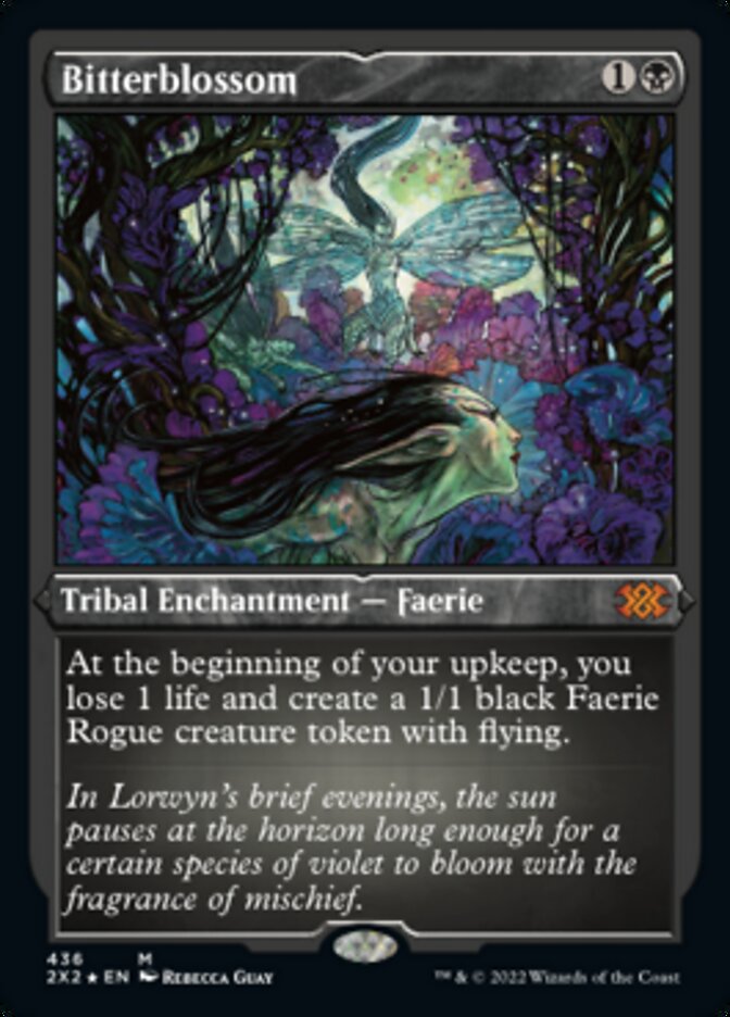 Bitterblossom (Foil Etched) [Double Masters 2022] 