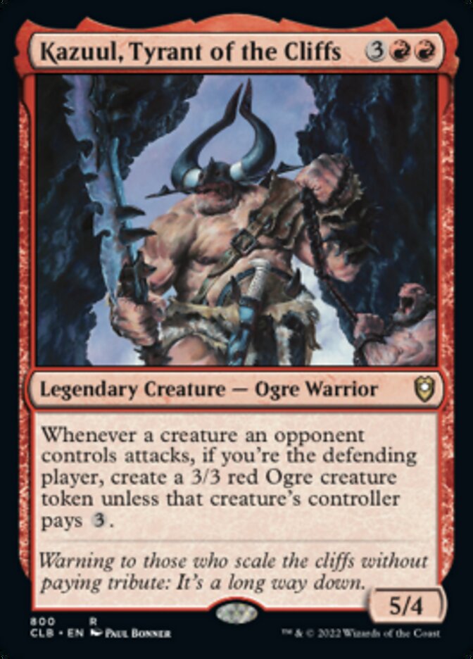 Kazuul, Tyrant of the Cliffs [Commander Legends: Battle for Baldur's Gate]