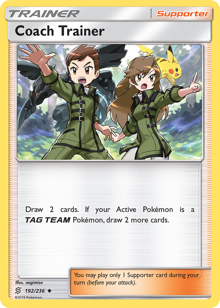 Coach Trainer (192/236) [Sun &amp; Moon: Unified Minds] 