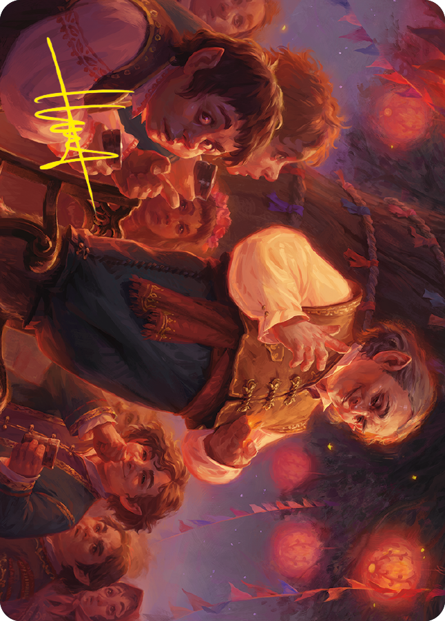 Bilbo, Retired Burglar Art Card (Gold-Stamped Signature) [The Lord of the Rings: Tales of Middle-earth Art Series] 