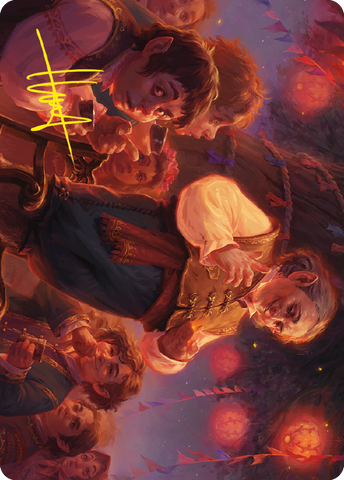 Bilbo, Retired Burglar Art Card (Gold-Stamped Signature) [The Lord of the Rings: Tales of Middle-earth Art Series] 