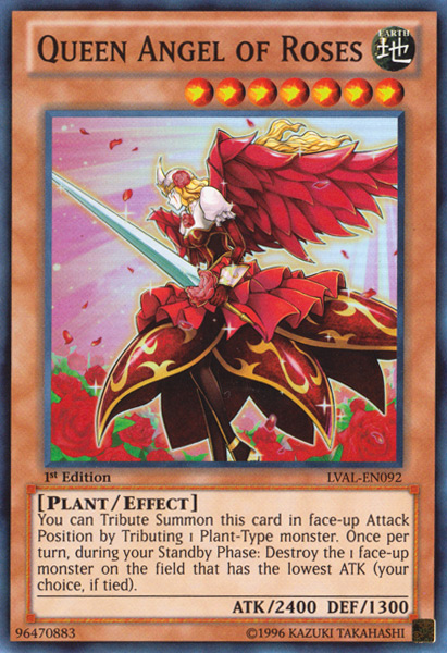 Queen Angel of Roses [LVAL-EN092] Super Rare 