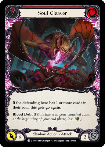 Soul Cleaver (Red) [DTD184] (Dusk Till Dawn) Rainbow Foil 