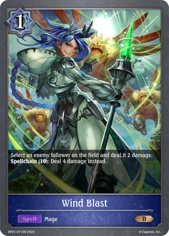 Wind Blast (BP01-071EN) [Advent of Genesis] 