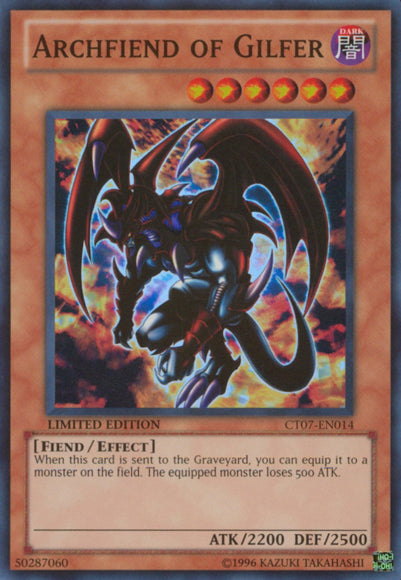 Archfiend of Gilfer [CT07-EN014] Super Rare 