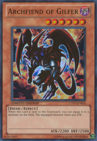 Archfiend of Gilfer [CT07-EN014] Super Rare 