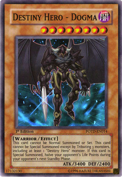Destiny Hero - Dogma [POTD-EN014] Super Rare 