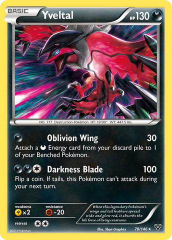 Yveltal (78/146) (Theme Deck Exclusive) [XY: Base Set] 