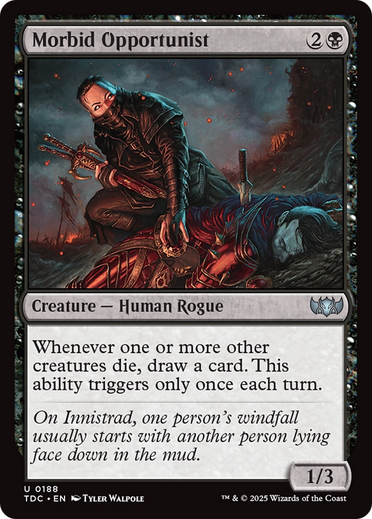 Morbid Opportunist [Tarkir: Dragonstorm Commander] 