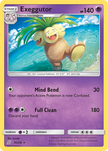 Exeggutor (74/236) [Sun &amp; Moon: Unified Minds] 