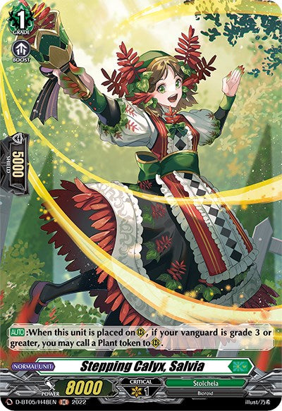 Stepping Calyx, Salvia (D-BT05/H48EN) [Triumphant Return of the Brave Heroes]