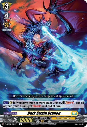 Dark Strain Dragon (D-BT01/044EN) [Genesis of the Five Greats]