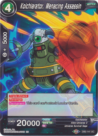 Koichiarator, Menacing Assassin (DB2-141) [Divine Multiverse] 