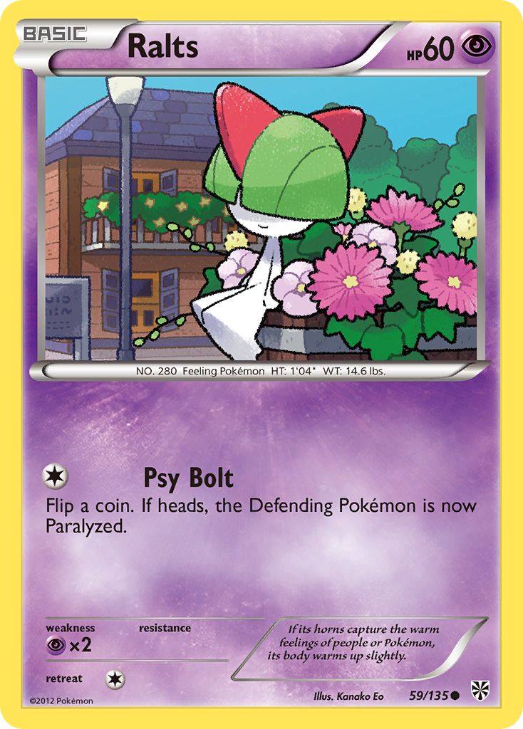 Ralts (59/135) [Black &amp; White: Plasma Storm] 