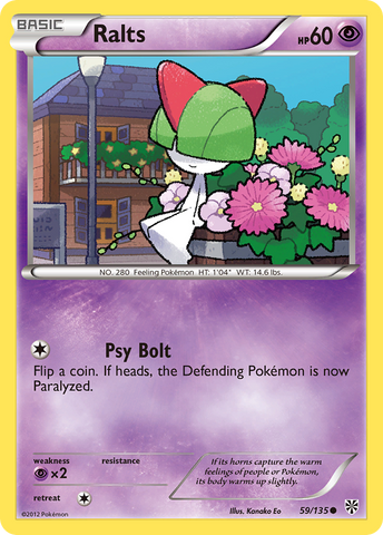 Ralts (59/135) [Black &amp; White: Plasma Storm] 