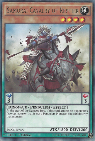 Samurai Cavalry of Reptier [DOCS-EN000] Rare 