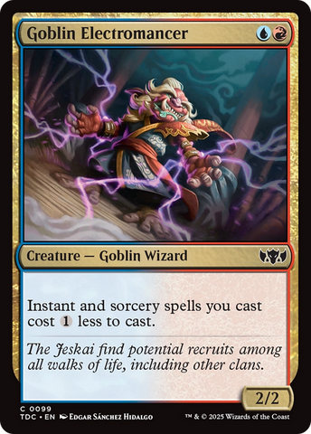 Goblin Electromancer [Tarkir: Dragonstorm Commander] 