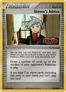 Steven's Advice (83/108) (Stamped) [EX: Power Keepers] 