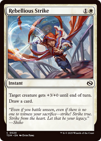 Rebellious Strike [Tarkir: Dragonstorm] 