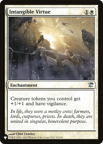Intangible Virtue [The List Reprints] 